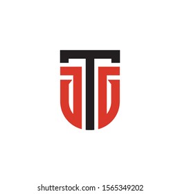 logo tg design icon vector