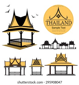 Logo Thai Design House&building,Thailand