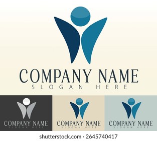 A logo that brings modern businesses together.