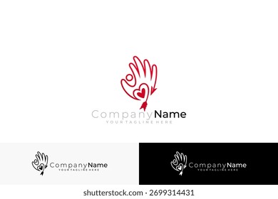Un logo que combina una flecha y un logo de humanidad, logotipos de línea