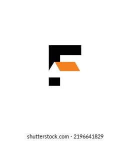 Logo That Combines Letter F Building Stock Vector (Royalty Free ...