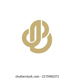 a logo that combines the letters b and j so that it is shaped like an elephant