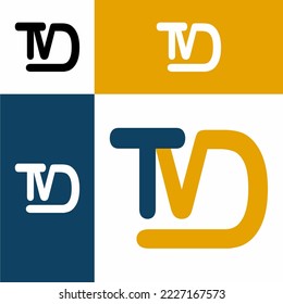 A logo that combines the letters T, V, and D