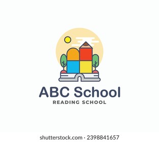 A logo that has a cheerful, fun feel is suitable for a school or study group logo