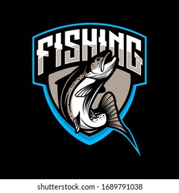 A Logo That Is Perfect For A Fishing Club