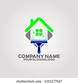 logo that provides house cleaning services