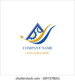 a logo that represents technology that is elegant and luxurious