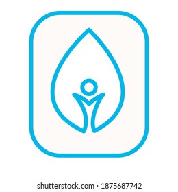 a logo that resembles a squirrel shape