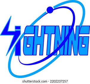 a logo that says lightning with color