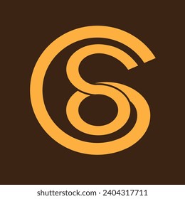 The logo that says SG has a circular and intersecting concept