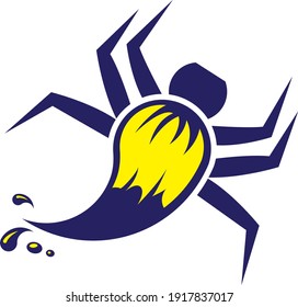 A logo that is suitable for paint companies or painting companies.
