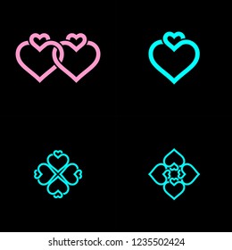 a logo that symbolizes the bond of love