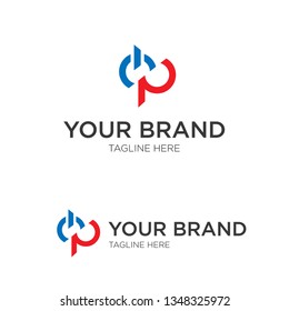 Logo that symbolizes play and on