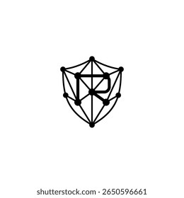 A logo that symbolizes strong protection and broad connectivity. The letter 'R' integrated into the shield shows the core identity, while the network design reflects interconnection and reach.