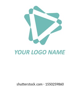 a logo that is uniquely shaped and attractive