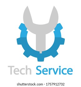 Logo of those services, vector art illustration.