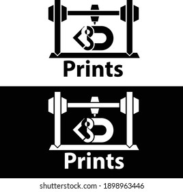 logo three d print full vector 