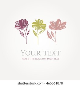 Logo three flowers