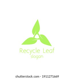 logo from three leaves, can be used as logo or brand