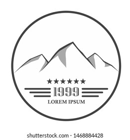 logo of three mountain peaks