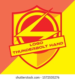 Logo Thunder Bolt.Lighting Bold Icon. Thunder Lightning Icons.vector Illustration