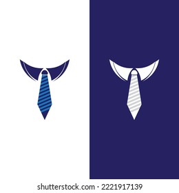 logo tie symbol icon vector design illustration template