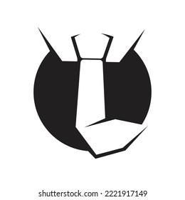 logo tie symbol icon vector design illustration template