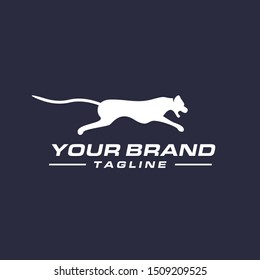 logo of a tiger or tiger that is jumping
