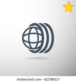 Logo tires icon