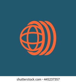 Logo tires icon