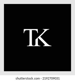 logo TK vector simple abstract design