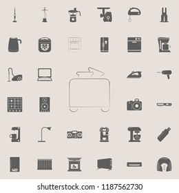 logo toaster icon. Electro icons universal set for web and mobile