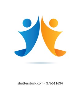 Logo Together Icon Element Template Design Logos