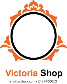 Logo Toko Victoria Shop Vintage