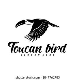 Logo toucan bird vector illustration design, creative design