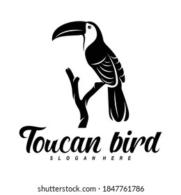 Logo toucan bird vector illustration design, creative design
