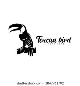 Diseño de ilustración de vector de aves con logotipo, diseño creativo
