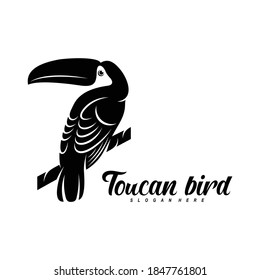 Diseño de ilustración de vector de aves con logotipo, diseño creativo