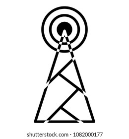 logo of tower, wifi, communication, connection