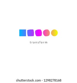 Logo Transform, Icon Change, Icon Growth, Symbol Training, Evolution; Business Development; Logo Education, Brand; Business Coach; Evolution Sign, Personal Life Coaching