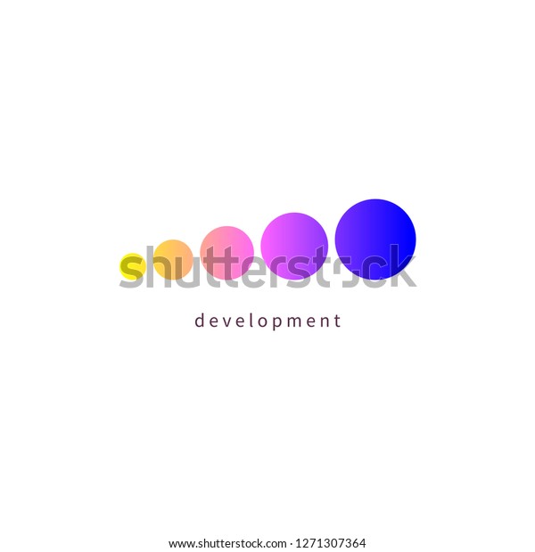 Logo Transform Icon Change Icon Growth Stock Vector Royalty Free