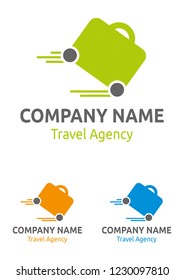 Logo Travel Agency Suitcase
