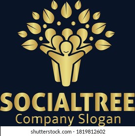 The logo of a tree
