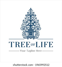 Logo Tree of Life, Illustration vector