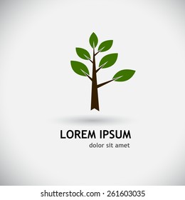 logo tree. Vector