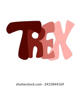 logo TREX with combination color