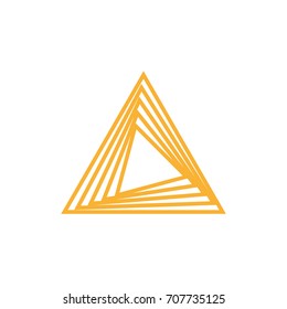 logo triangle repeat movement