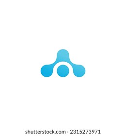 ilustración de la tecnología de triángulo de logotipo Y