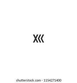 logo triple X  abstract