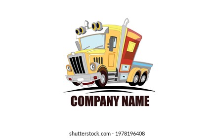 Logo For Truck Rental Services, Heavy Equipment, Delivery, Truck Repair Shops, Truck Parts, Truck Sales